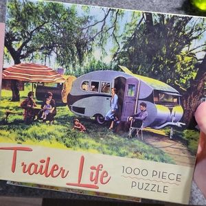 NEW Vintage Camper Trailer Life 1,000 Piece Puzzle